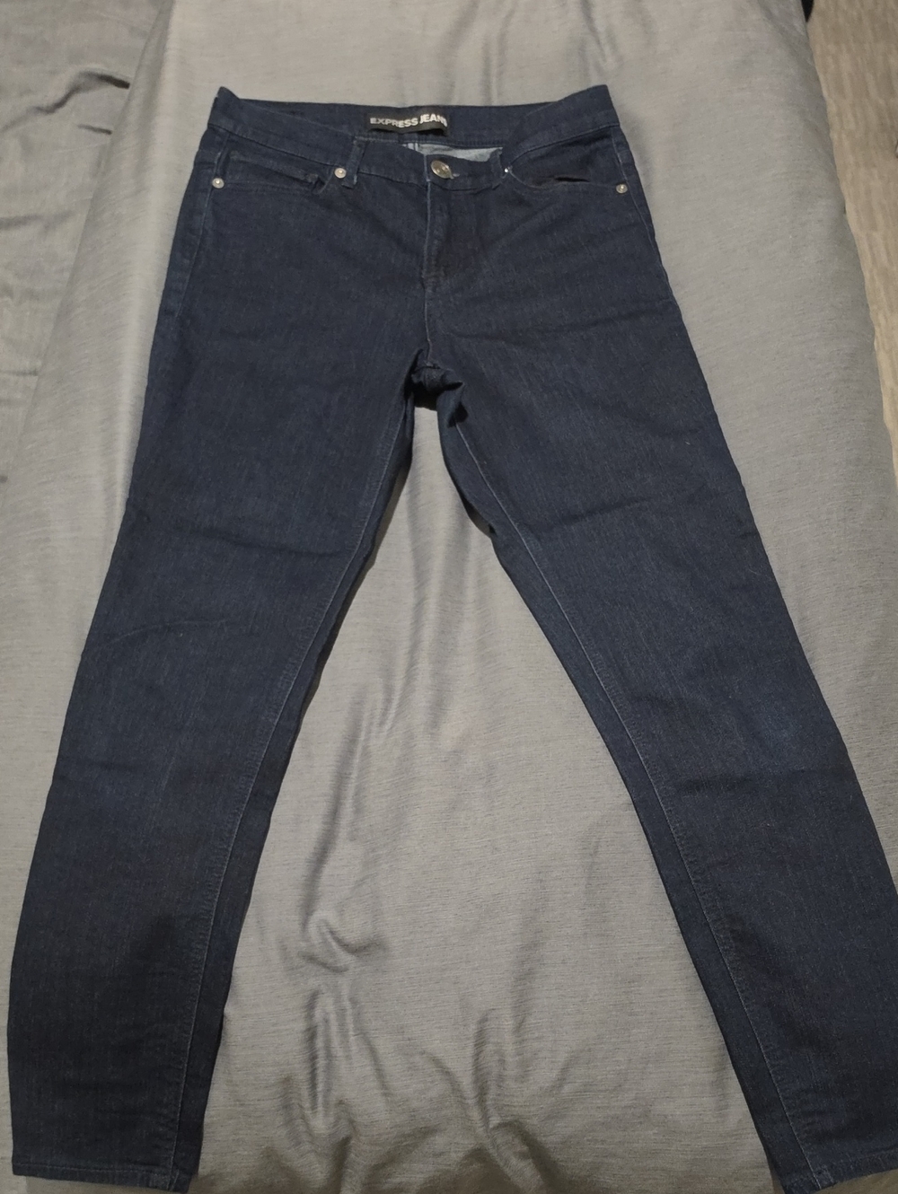 Express Women's Skinny Jeans in Dark Indigo